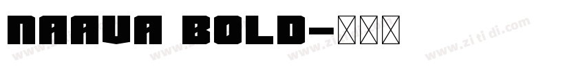 Naava Bold字体转换